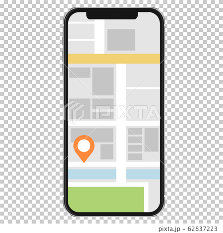 スマートフォン（地図） 62837223