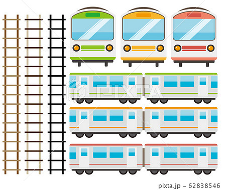 電車 列車 鉄道 アイコンのイラスト素材