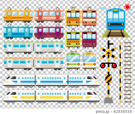 鐵路道口火車火車鐵路圖標 鐵路道口火車火車鐵路圖標 62838558