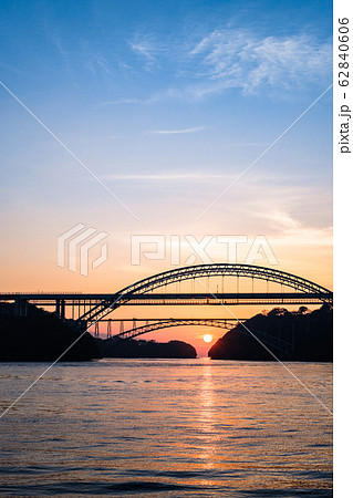 西海橋の夜明け 62840606