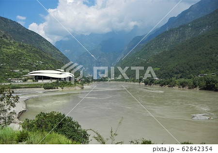 中国雲南省の川景色：小中甸河 62842354