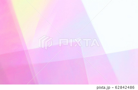 オーロラ色の背景素材　図形風 62842486