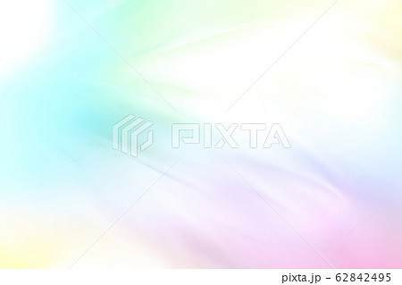 レインボーカラーの抽象的背景素材　 62842495