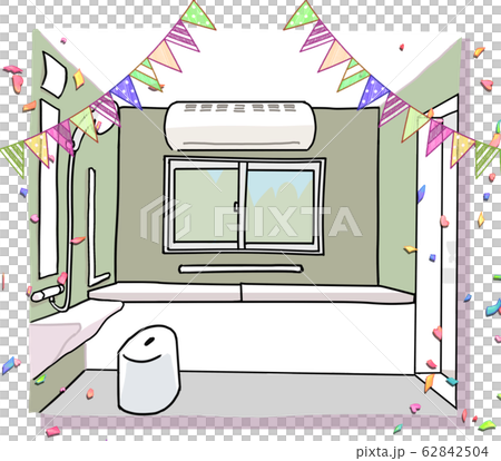 帶通風乾燥加熱器的浴缸！ 62842504