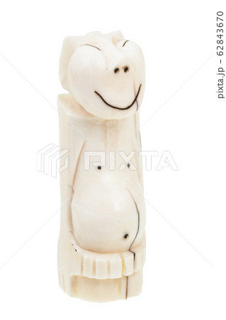 Peliken statuette carved from walrus ivory Peliken statuette carved from walrus ivory 62843670