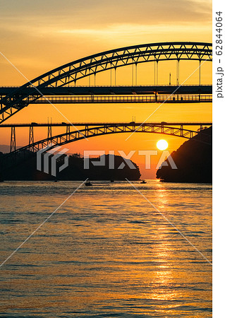 西海橋の夜明け 62844064