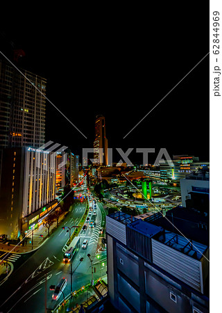 浜松市　浜松駅周辺夜景 62844969