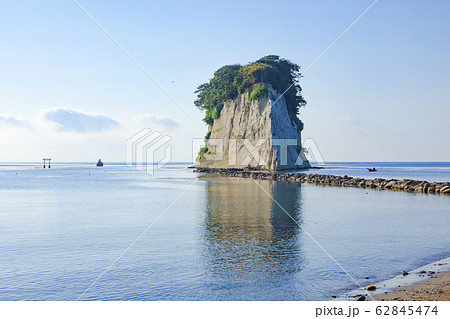 見付公園の朝、石川県珠洲市にて 62845474