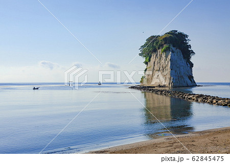 見付公園の朝、石川県珠洲市にて 62845475
