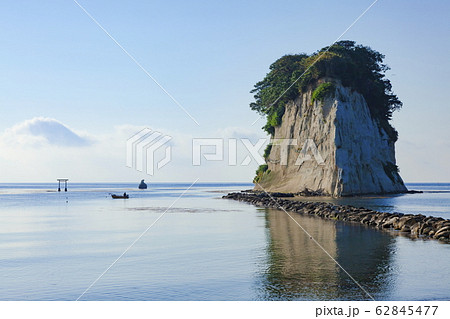 見付公園の朝、石川県珠洲市にて 62845477