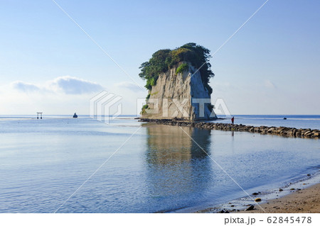 見付公園の朝、石川県珠洲市にて 62845478