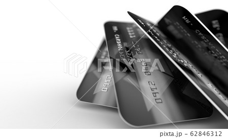 Five Modern Credit Cards in Black Edition Five Modern Credit Cards in Black Edition 62846312