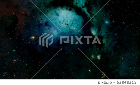 Hubble views galaxy and nebula. Elements of this 62848215