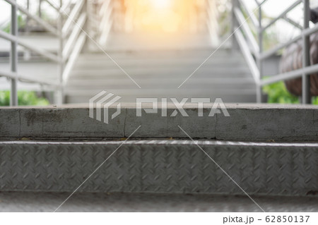 Stairs in the garden decorated with stone and Stairs in the garden decorated with stone and 62850137