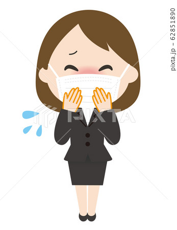 女性 マスク せき スーツ 女性 マスク せき スーツ 62851890