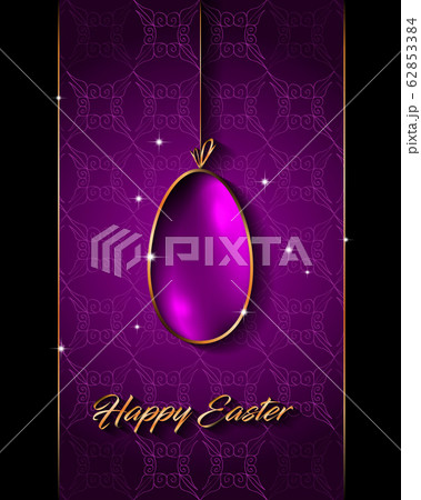 Happy easter background greeetings for elegant cards, flyer or event invitations. Happy easter background greeetings for elegant cards, flyer or event invitations. 62853384