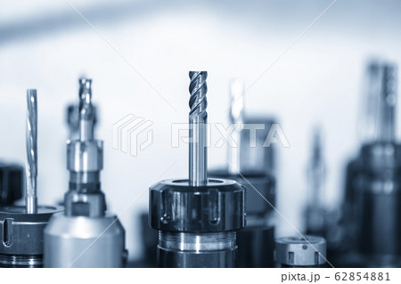 The flat or square solid carbide endmill tools. 62854881
