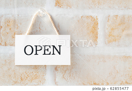 OPEN　開店　営業中　オープン　営業時間 62855477