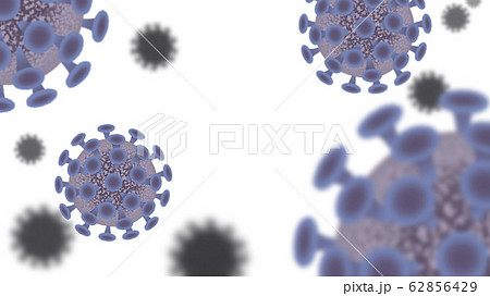 ウイルス 感染症 浮遊菌 背景素材 62856429