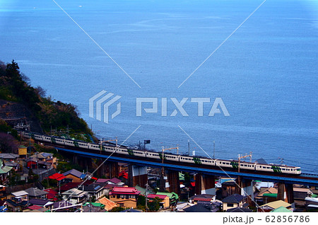 伊豆急下田・修善寺行き 特急踊り子 185系・15両編成 伊豆急下田・修善寺行き 特急踊り子 185系・15両編成 62856786