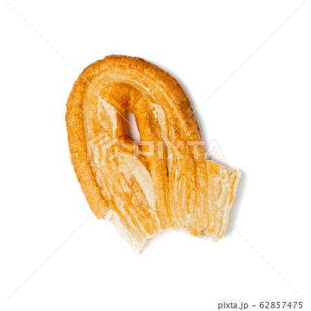Sweet Braided Puff Palmiers Pastry or Pate 62857475