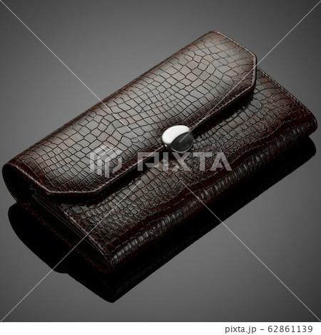 wallet on a black background 62861139