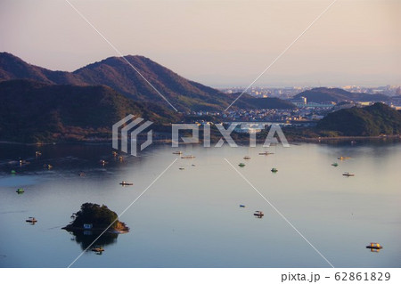 徳島県　鳴門スカイライン　四方見展望台　 62861829