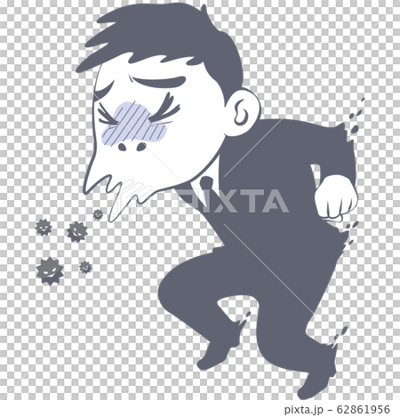 くしゃみ エチケット ウイルス飛散 - 単品 62861956