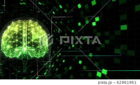 AI 人工知能 テクノロジー ネットワーク データ コンピュータ 情報 3Dイラスト 背景 バック AI 人工知能 テクノロジー ネットワーク データ コンピュータ 情報 3Dイラスト 背景 バック 62861961