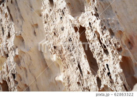 Sandstone stone surface. 62863322