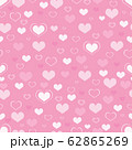 Hearts seamless background 62865269