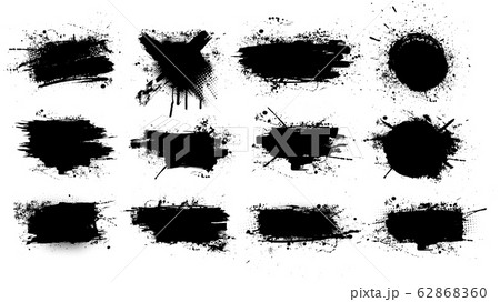 Paint brush stains, ink splashes, strokes Paint brush stains, ink splashes, strokes 62868360