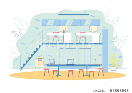 Big Two Storey Office or Call Centre Interior. 62868648