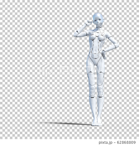 AI機器人android perming3DCG插圖素材 62868809