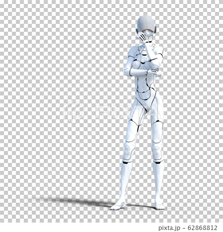 AI機器人android perming3DCG插圖素材 62868812
