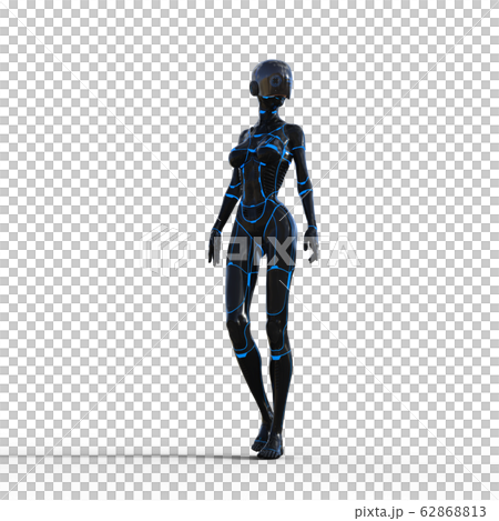 AI機器人android perming3DCG插圖素材 AI機器人android perming3DCG插圖素材 62868813