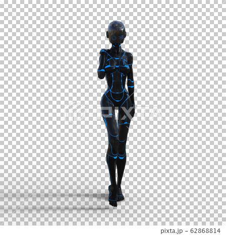 AI機器人android perming3DCG插圖素材 AI機器人android perming3DCG插圖素材 62868814