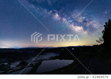 棚田と天の川　星峠　【新潟県】 62869079