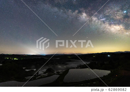 棚田と天の川　星峠　【新潟県】 62869082