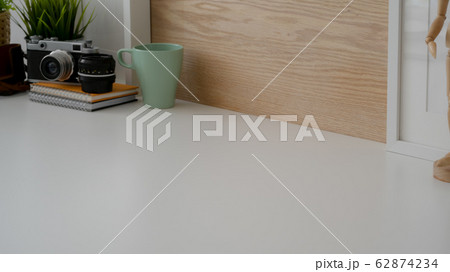 Cropped shot of photographer workspace with 62874234