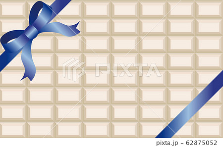 ホワイトデー ギフト 板チョコ タブレット コピースペース 背景のイラスト素材