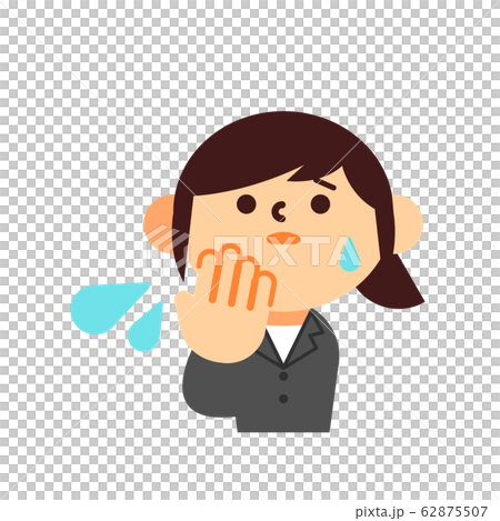 Business suit upper body flat woman sweat sweats anxiety perplexed Business suit upper body flat woman sweat sweats anxiety perplexed 62875507