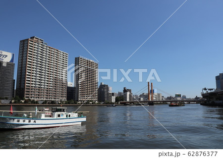 東京都江東区新大橋の見える風景 東京都江東区新大橋の見える風景 62876377