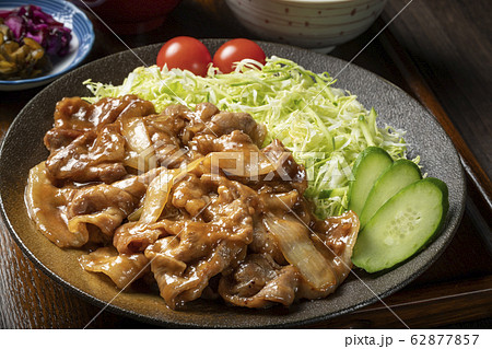 豚肉のしょうが焼き 豚肉のしょうが焼き 62877857