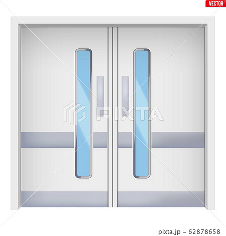 Hospital double doors. Hospital double doors. 62878658