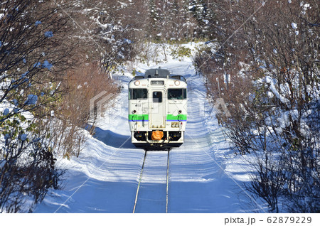 札沼線 札比内-豊ヶ岡 JR北海道 キハ40-402(苗穂) 札沼線 札比内-豊ヶ岡 JR北海道 キハ40-402(苗穂) 62879229