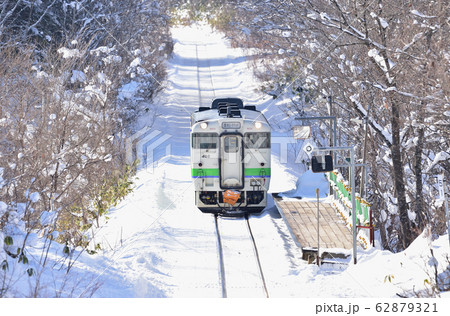 札沼線 豊ヶ岡 JR北海道 キハ40-402(苗穂) 札沼線 豊ヶ岡 JR北海道 キハ40-402(苗穂) 62879321