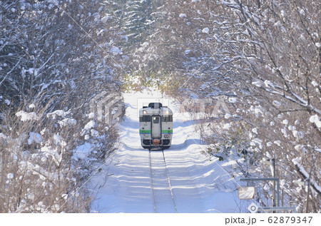 札沼線　石狩月形－豊ヶ岡　JR北海道　キハ40-402（苗穂） 62879347