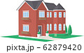 一戸建て イラスト　洋風 62879420