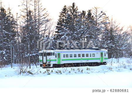 札沼線　石狩月形－豊ヶ岡　JR北海道　キハ40-401（苗穂） 62880681